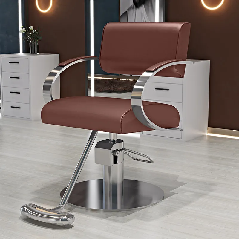 Premium Classic Barber Chair Adjustable Design Swivel Specialty Barber Chair Elegant Modern Cadeira Barbeiro Salon Furniture
