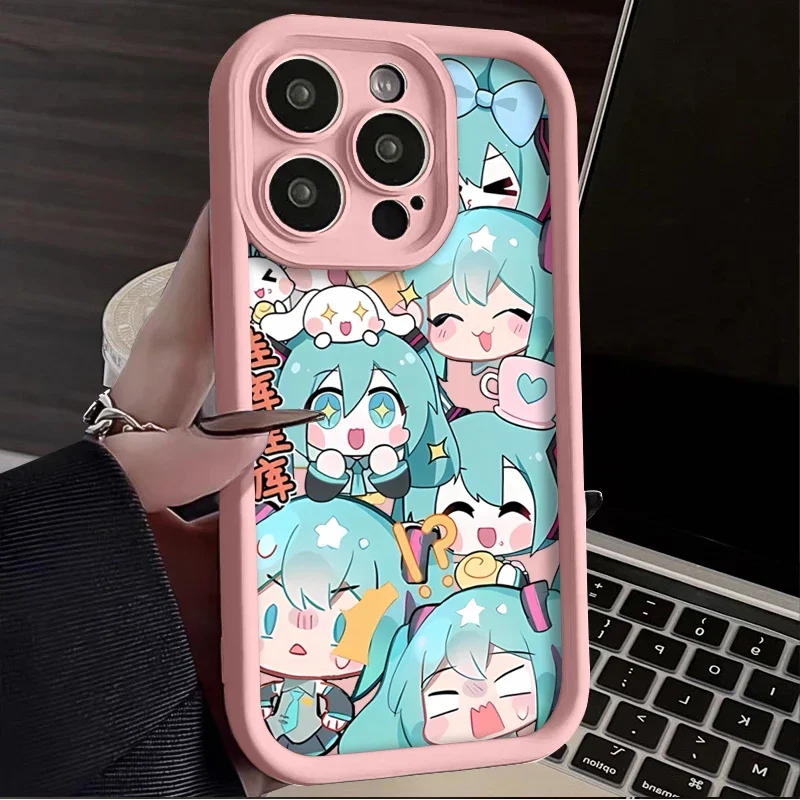 Чехол для Samsung Galaxy S25 Ultra S24 S23 S22 S21 Plus FE A56 A36 A26 A16 A06 A15 A25 A35 A55 5G H-Hatsunes Kawaii M-Miku Cover Чехол для Samsung Galaxy S25 Ultra S24 S23 S22 S21 Plus FE A56 A36 A26 A16 A06 A15 A25 A35 A55 5G H-Hatsunes Kawaii M-Miku Cover