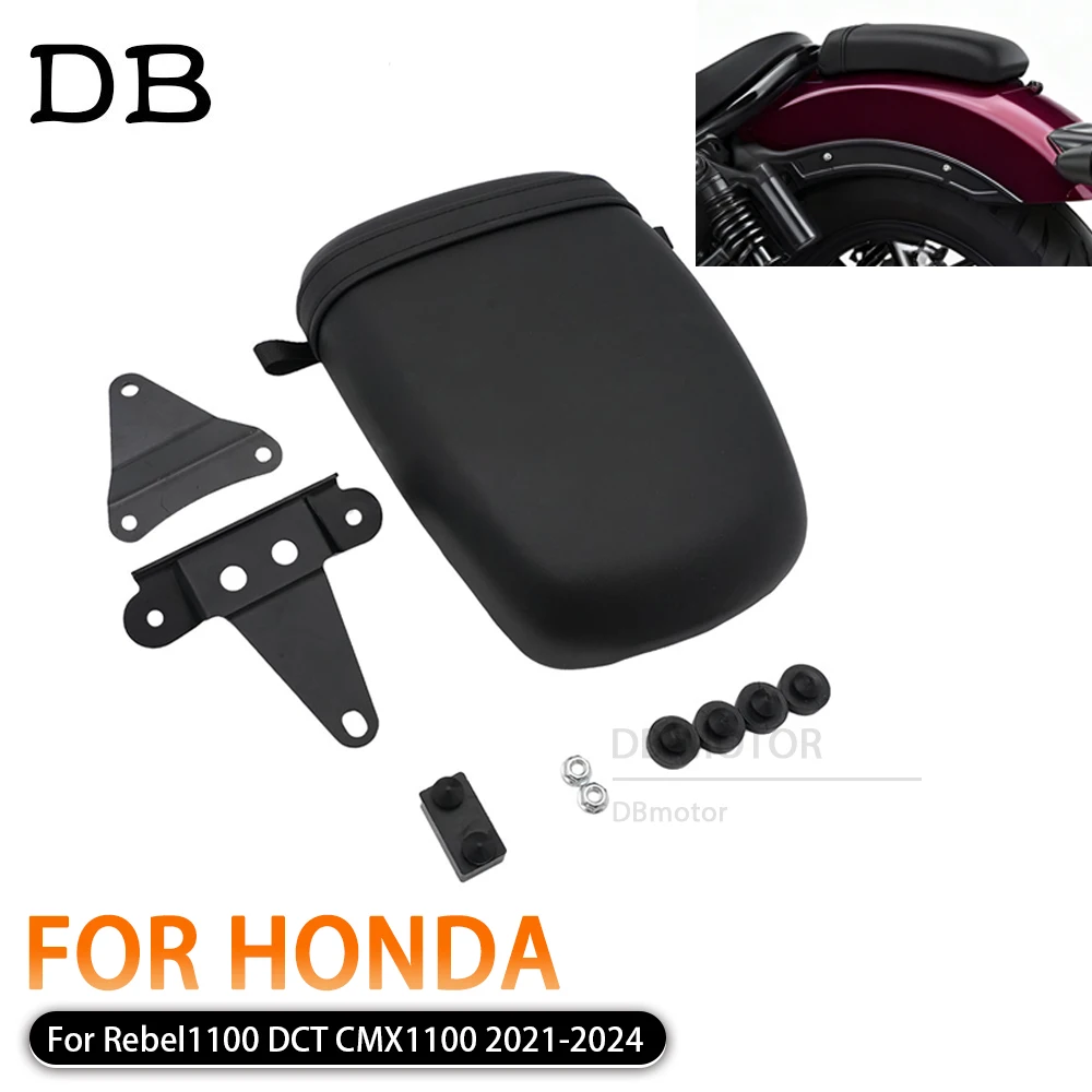 

Rear Seat Saddle Pad For Honda Soft Rear Pillion Passenger Seat Cushion For Honda Rebel CMX1100 CM1100 CMX 1100 2021 - 2023