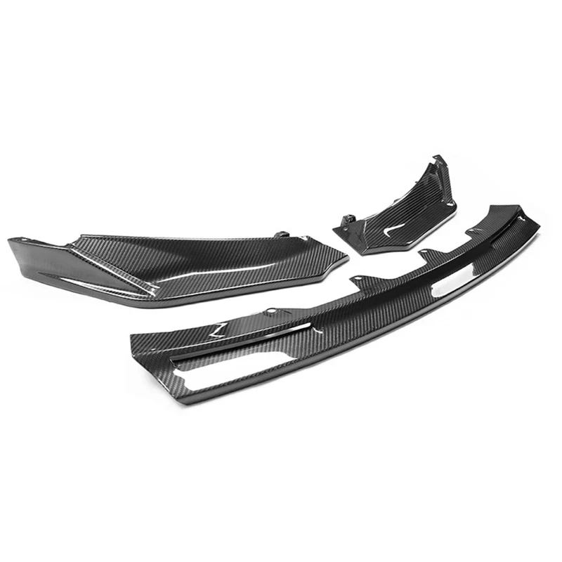 M3 M4 Carbon Fiber Front Lip G80 G82 V Style Dry Carbon Fiber Front Lip Rear Diffuser for