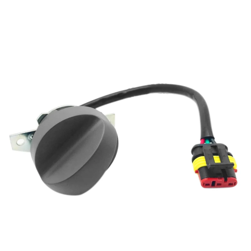 DXSDW-EC-01-J ecs005590 botão do acelerador interruptor dial combustível para saany sy55 sy65 sy75 sy95 sy105 sy135 sy215 sy235 sy265 escavadeira