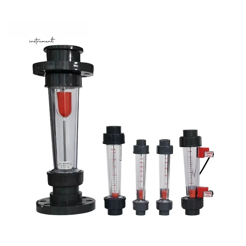 

Digital PVC Inline Flowmeter Thread Connection Plastic Liquid Meter for Water Gas Air Oil-OEM Customizable