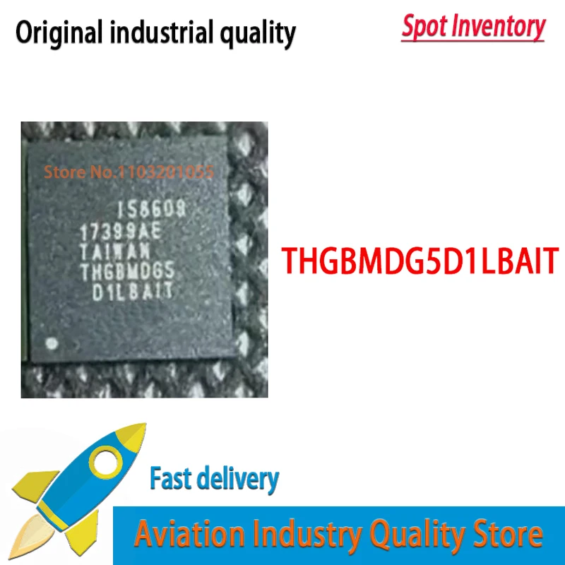 2~10PCS  THGBMDG5D1LBAIT 4GB EMMC BGA Chip