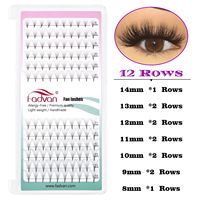 Fadvan Premade Fan Lashes 3D 5D 6D 8D 10D 12D 16D 20D 30D Volume Individual Short Stem Russia Eyelash Extension Makeup Supplies