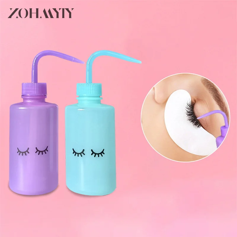 250ml Water Squirt Bottle Safety Rinse Bottle Watering Tools Plastic Squeeze Washing Bottle For Eyelash Extension Tattoo