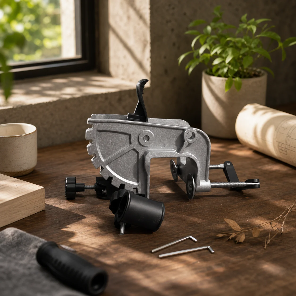 Outboard Motor Mounting Bracket Adjustable Transom Bracket with Clamp Transom Motor Mount Heavy-Duty Hardware for Anglers, Boats