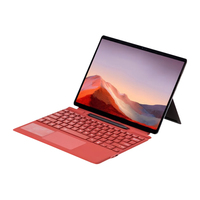 Wireless Bluetooth Backlit Slim Keyboard with Touchpad for Microsoft Surface Pro 8 9 10 X Portable Rechargeable Keyboard