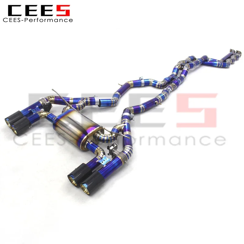 CEES  Automobile Exhaust Catback System All Titanium Exhaust For BMW M2C/M2 Competition F87 3.0T 2018-2023