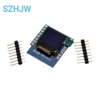 0.66 inch OLED LED LCD Dispaly Shield Compatible for WEMOS D1 MINI ESP32 64X48 0.66 inch Display 0.66\