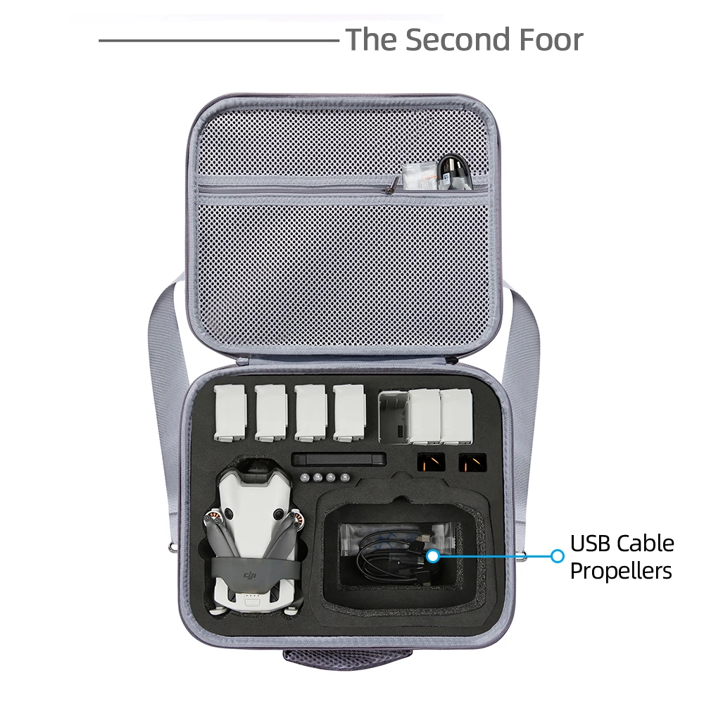 For DJI Mini 4 Pro Portable Storage Bag For DJI Mini 4 Pro Carrying Case Travel Shoulder Bag Handbag Drone Accessories Case