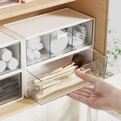 Mirror cabinet storage box, bathroom washbasin, cosmetics storage rack, bathroom cabinet, compartmentalized sorting box