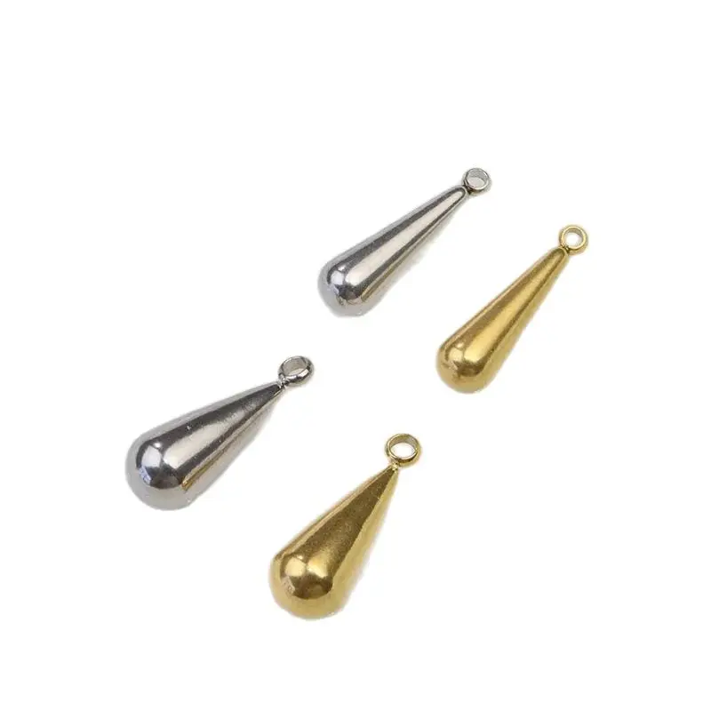 

5pcs Wholesale StainlessSteel High Quality Drop Women Charm Pendant DIY Necklace Bracelets Unfading Colorless