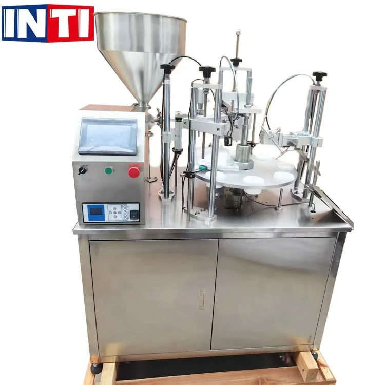 Semi-Automatic Soft Tube Filling And Sealing Machine For Beverages Beverage Packaging Case Application