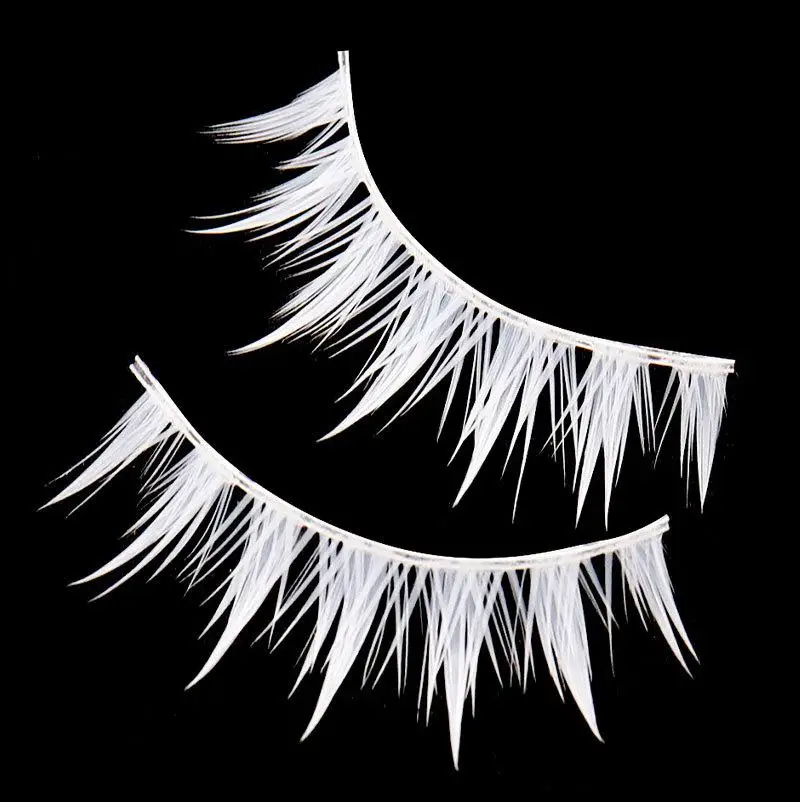 White False Eyelashes Cosplay Anime characters Makeup imitation One-Piece Eyelashes extension Eyelash Makeup tool