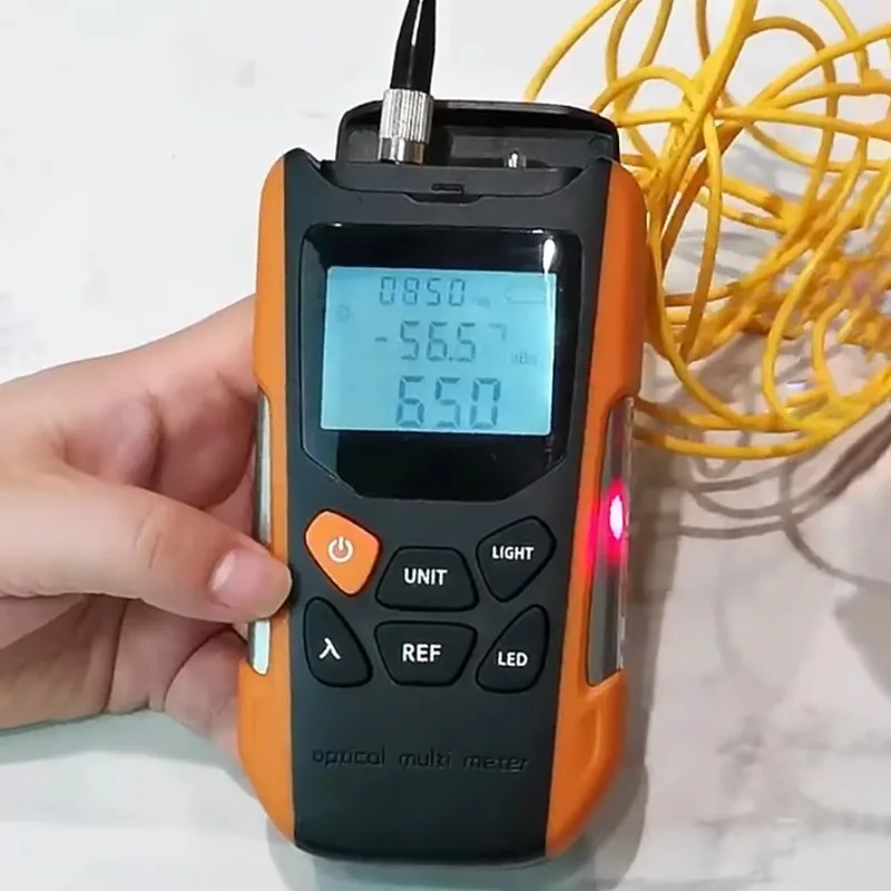 G9-D00 PON Optical Power Meter 850-1625nm SC/APC FC/APC Interface Online Fiber Optic Network Detection Tester