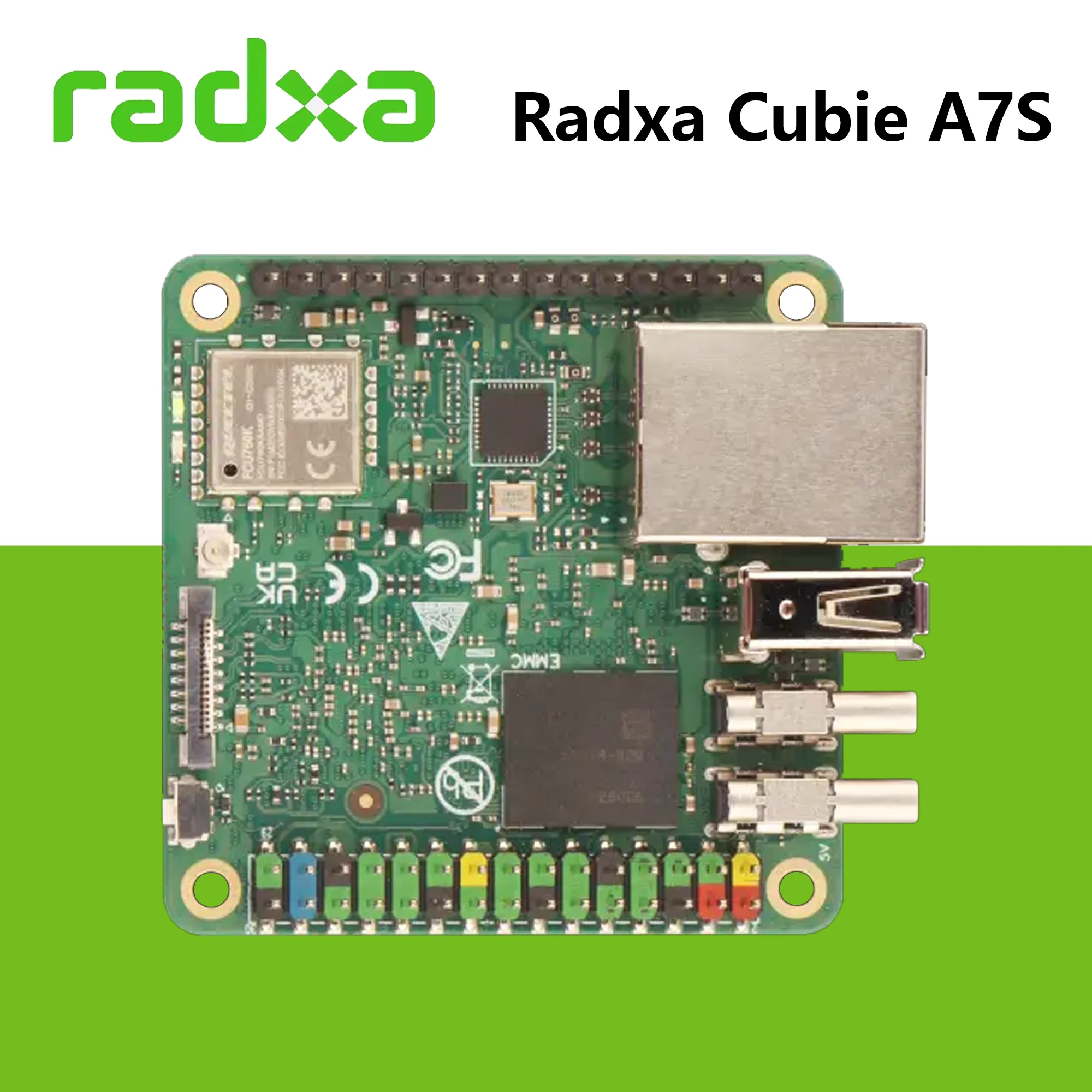 Radxa Cubie A7S Single Board Computer Allwinner A733 Octa-Core Soc