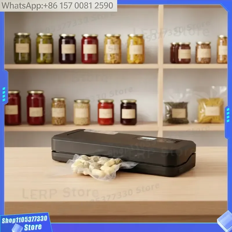 Electric Mini 290mm Compact Design Bag Sealer Automatic Vacuum Food Sealer with Powerful Suction for Household Use