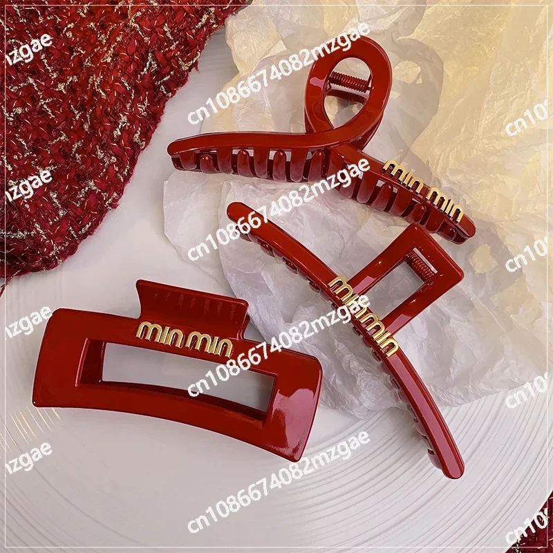 Trendy Letter Hair Clips For Women Korean Fashion Hairclips Hairpins Clamps Claw Clip Brand Barrette Hair Accessories