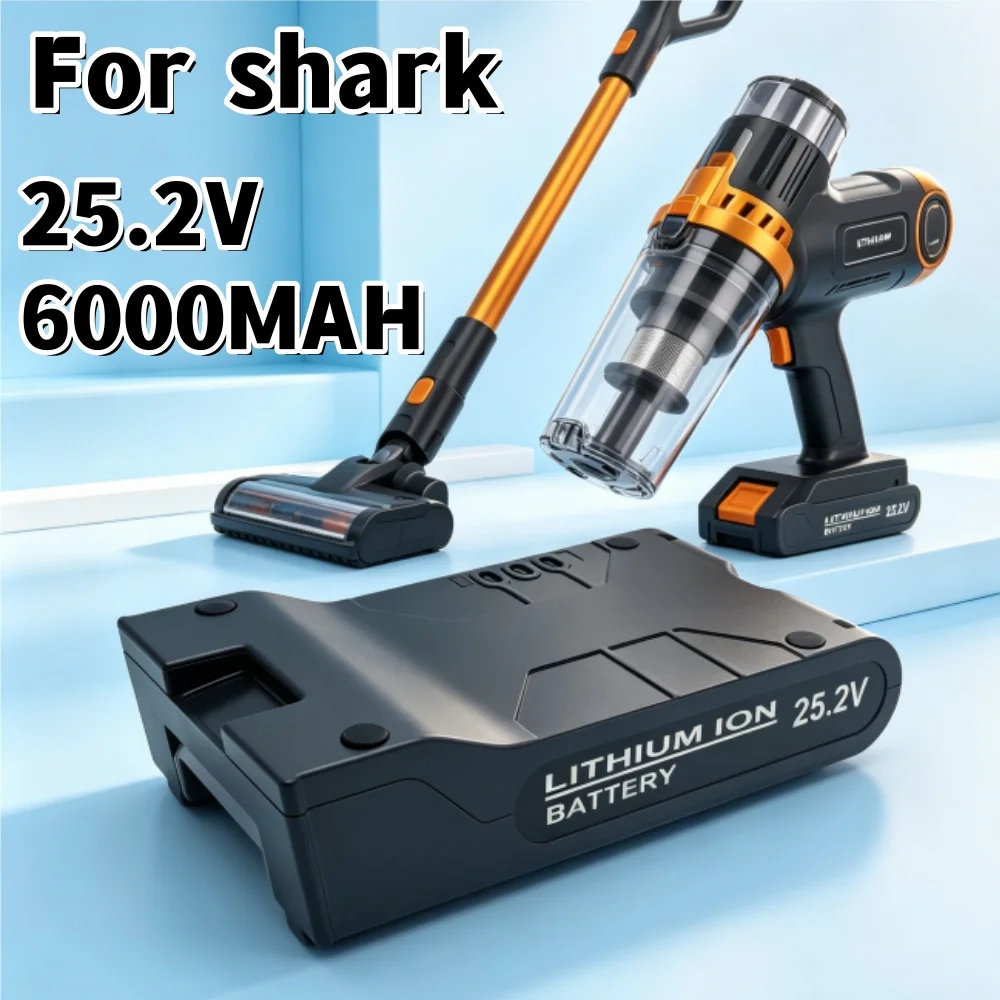 

FShark XBAT200 ION Rocket IONFlex Cordless Vacuum Cleaner Battery 25.2V 6000mAh Lithium-Ion Replacement for Shark Vacuums