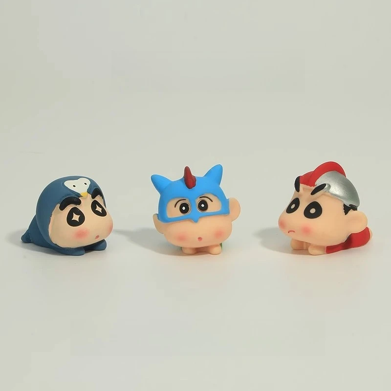 

Anime Crayon Shin-chan Q Version Standing Posture Action Figure PVC Model Car Ornaments Toys Doll Desk Decor Collectible Gifts