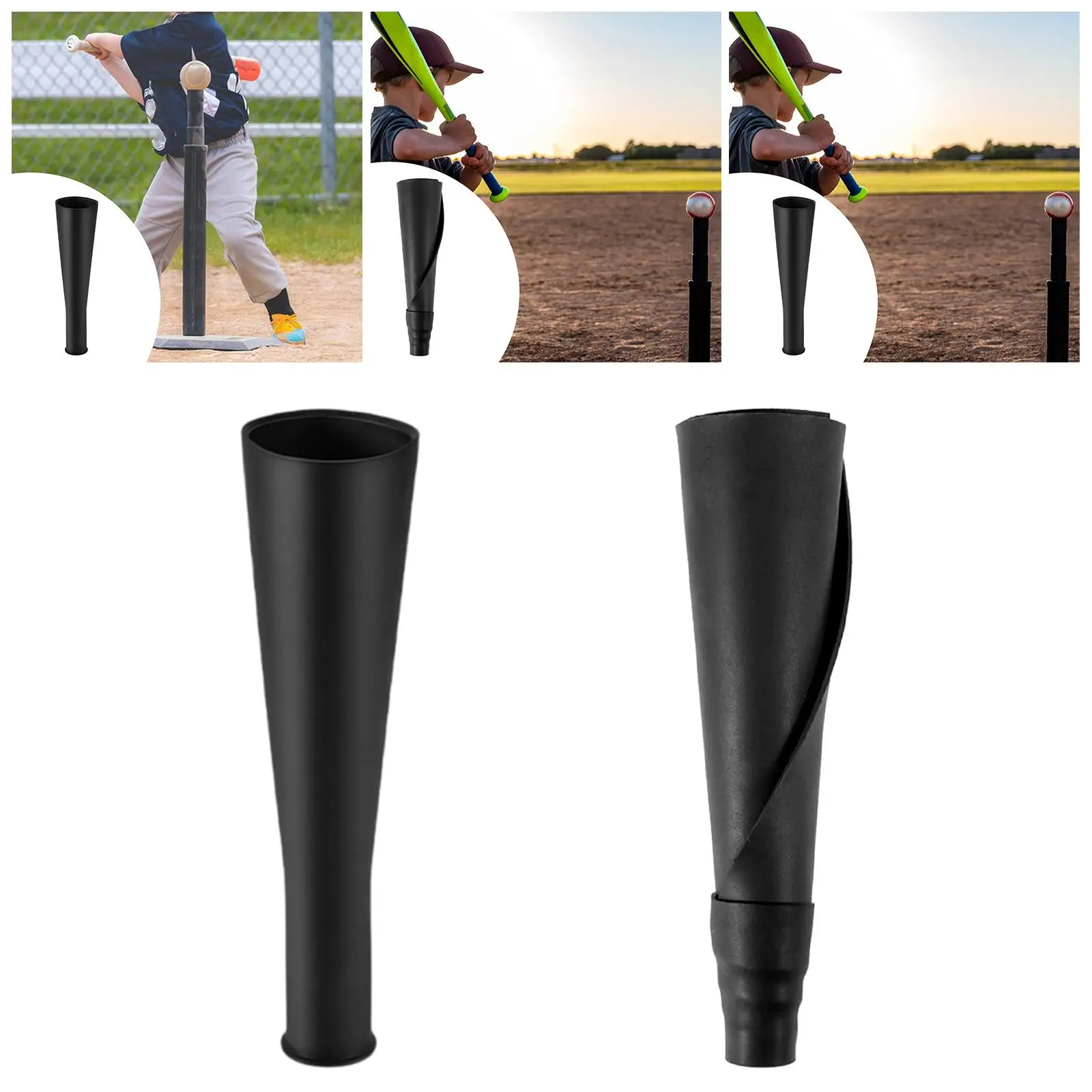 

Professional Baseball Tee Topper Replacement Flexible PVC Ball Stand for Softball T Ball Batting Cage Netting Practice