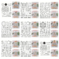 Valentine's Day Cute Elephant Transparent Mold Metal Cutting Dies and Stamps For Scrapbooking Dies Craft Stencil Embossing Craft