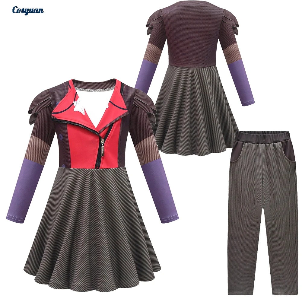 

Cartoon Movie Bad Guys Cosplay Mr. Shark Dress Pants Party Disguise Girls Roleplay Halloween Costume Carnival Outfits Suits