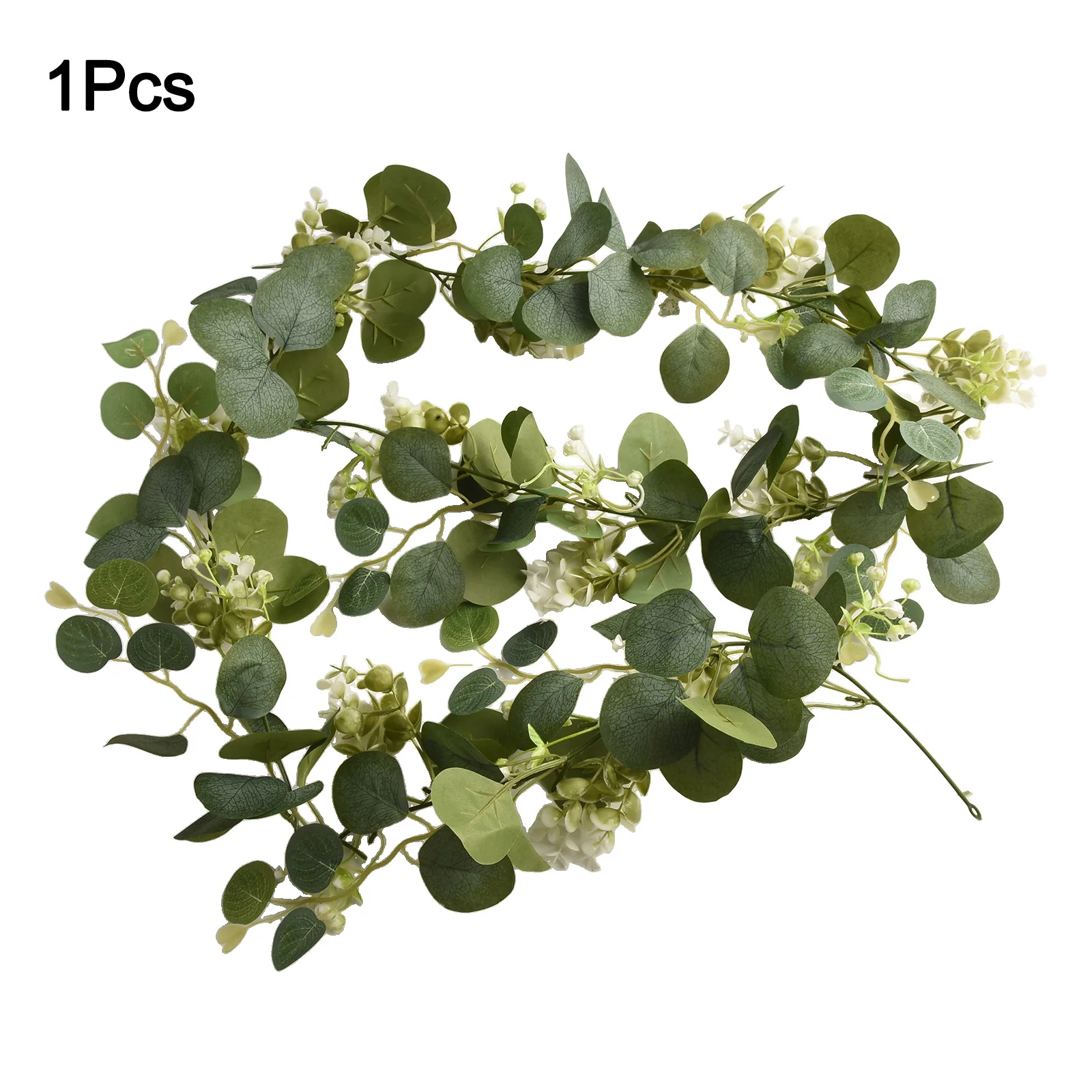 Home Decor Eucalyptus Wreath Fake Eucalyptus Garland Lifelike Appearance for versatile Decoration Convenient And Easy To Use