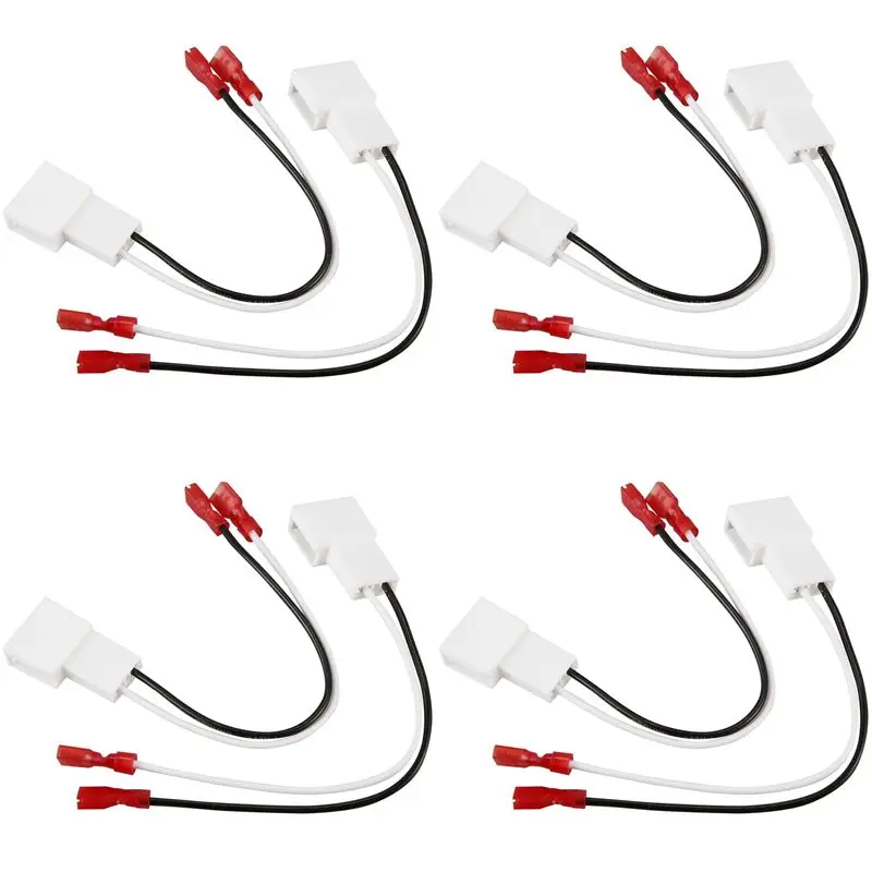 8X 72-8104 Car Speaker Connector Harness Adapter For TOYOTA Camry 4 Runner Tacoma- SCION And More-A08Q