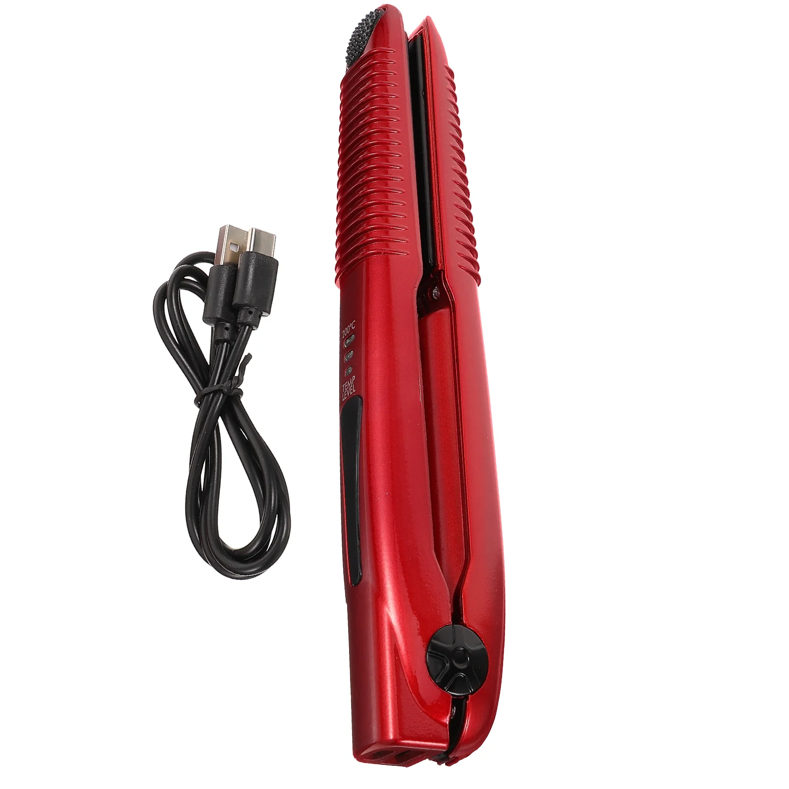 

Hair Straightener Curling Wand Curler Wireless Rechargeable Abs Styling Travel Cordless