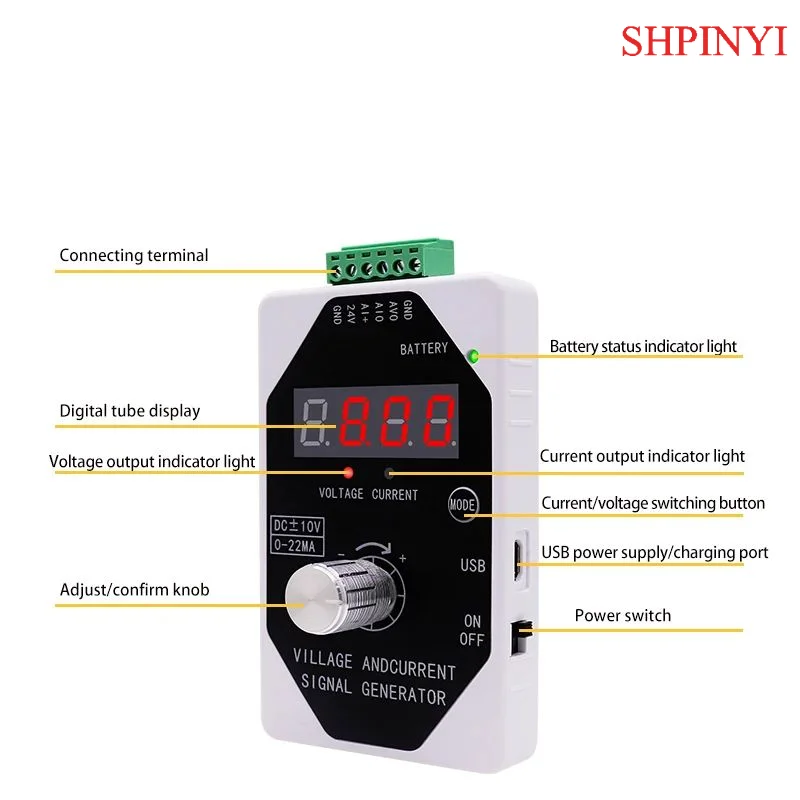 Простой генератор сигналов. Ручная ручка регулировки аналоговый генератор сигналов.