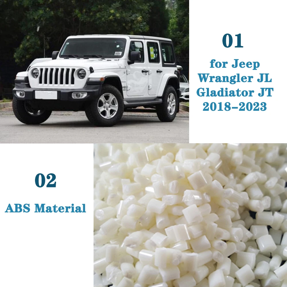 Car Taillight Headlight Cover Trim Wheel Eyebrow Lamp Protector for Jeep Wrangler JL JT Gladiator 2018-2023 Interior Accessories
