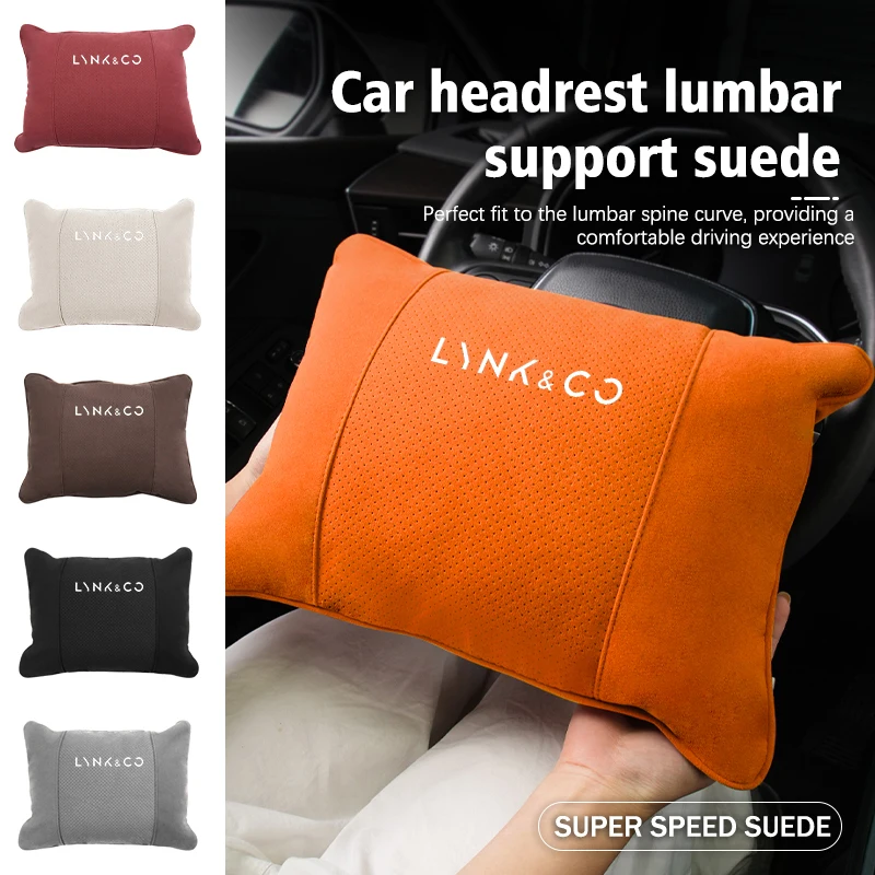مقعد السيارة وسادة الرقبة مسند الرأس كرسي داعم للفقرات القطنية وسادة اكسسوارات ل LYNK & CO 01 Phev 02 03 Phev 03 + 05 06 09 PHEV 09 MHEV #1