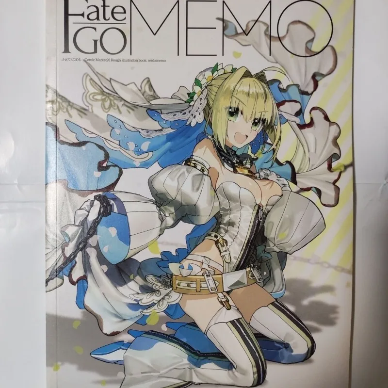 2 books Fate GO MEMO 1 2 Art Book Artwork Wada Arco Illustration Collection Reference Anime Merchandise