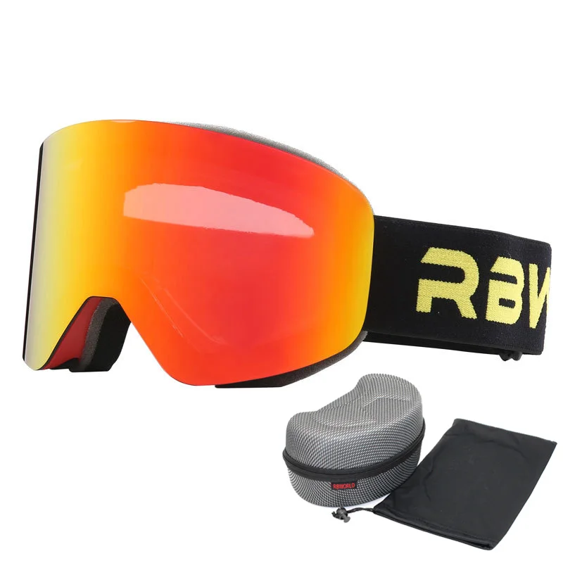 

Men's Magnetic Ski Goggles Husband Women's Sports Winter Glasses Free Choice Of Frame And Lens, Free Glasses Case And Cloth Bag