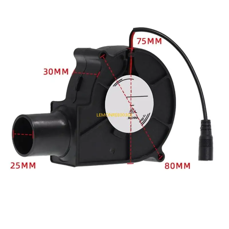 M4YC 3700RPM 12V Quạt điện Ball Balling Air Làm mát động 7530 BBQ quạt thổi 75x30mm quạt làm mát máy thổi ly tâm ly tâm