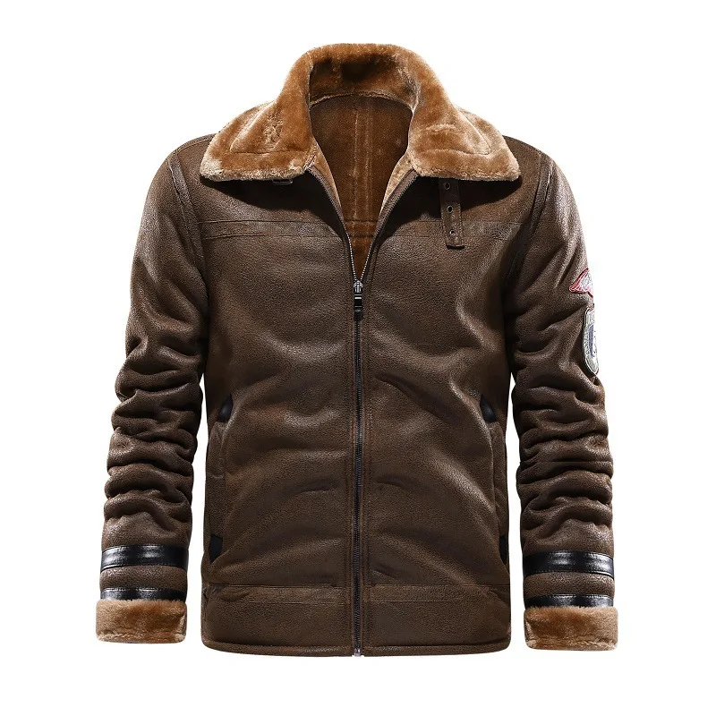 

Men Real Leather Flights Jacket Black Pilot Coats Slim High Quality Leather Jackets Business Genuine Leather Bomber Jacket