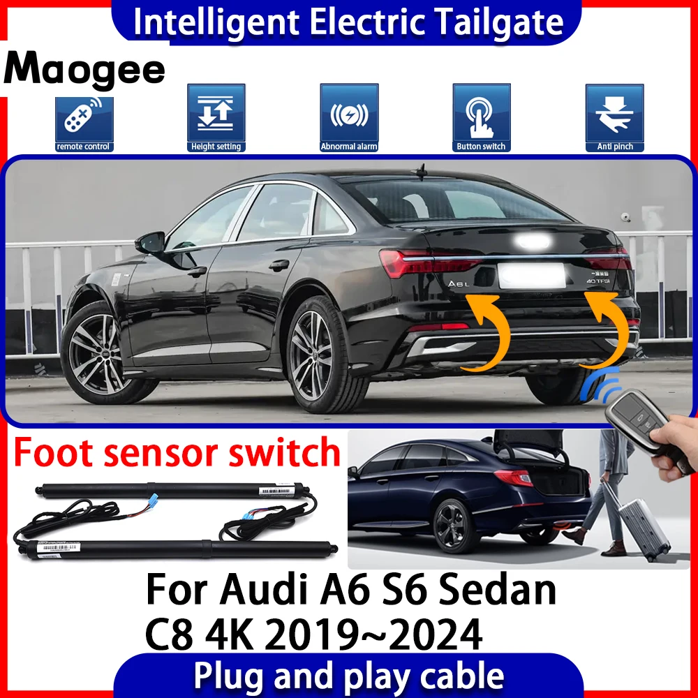 

Автоматический электропривод багажника (комплект для открывания) для Audi A6 S6 Sedan C8 4K 2019~2024