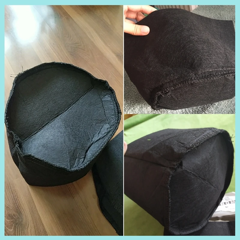 2 Gallon Plant Grow Bag Breathable Garden Growing Tree Pots Vegetable Potato Strawberry Planter Fabric Planting Pot B2