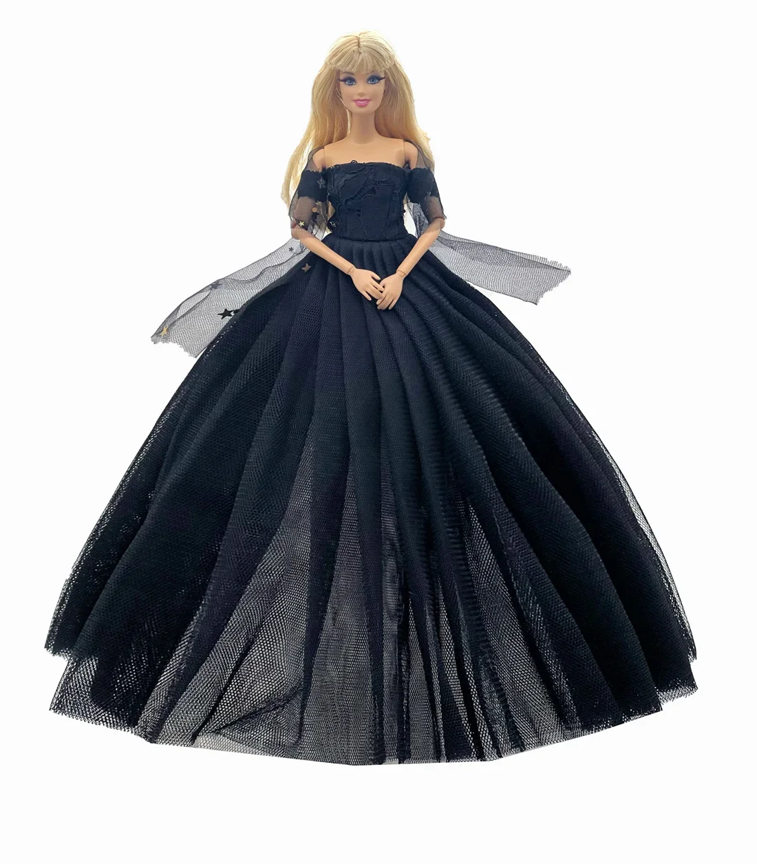 1 Set 1:6 Scale Doll Clothes Doll Accessories Princess Dress + Shoes for 11.5 Inch 30cm Doll Kids or Birthday Gift