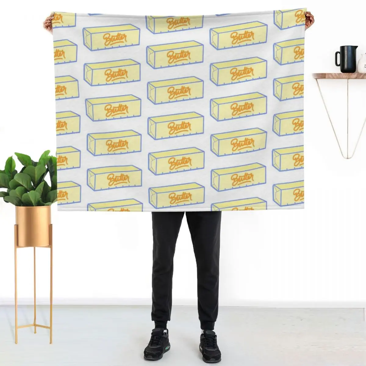 Stick of butter Throw Blanket Bed valentine gift ideas Vintage Thin Sofa Quilt Luxury Blankets