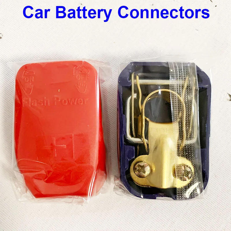 

1 Pair Quick Release Car Battery Terminal Connectors Positive And Negative Clamp Connector for Battery Terminals