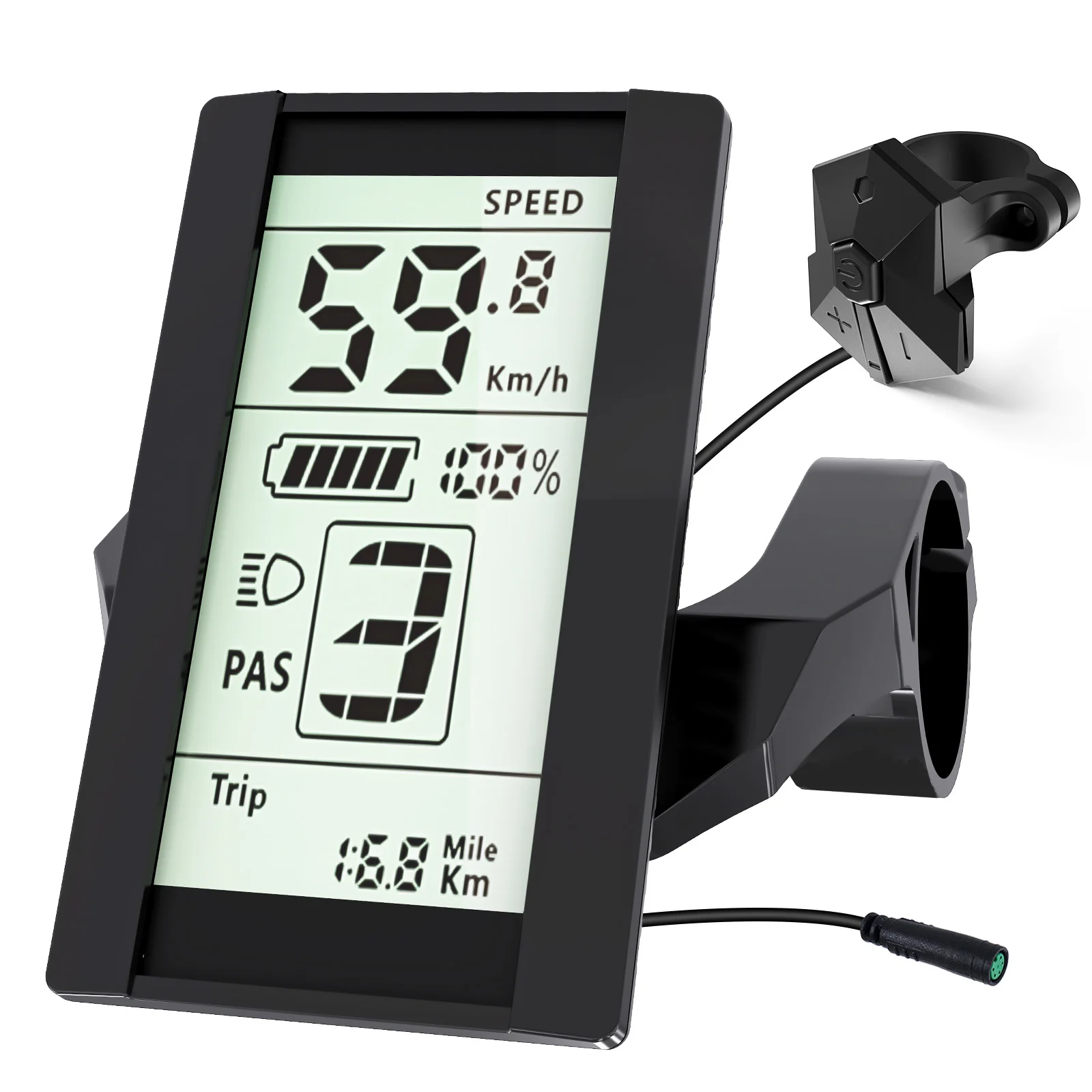 800S  Panel Screen,EBike  Display,Electric Bike  Meter 5 Pin 24V 36V 48V 52V Universal E Scooter  Panel Screen