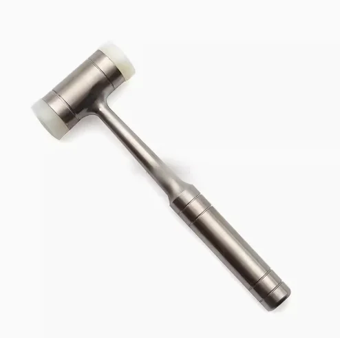 Bone hammer dental instruments tooth extraction tool small hammer double-headed stainless steel glue handle