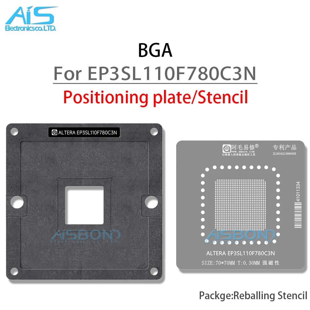 BGA Reballing Stencil Template Station For ALTERA EP3SL110F780C3N Solder Tin Planting Net