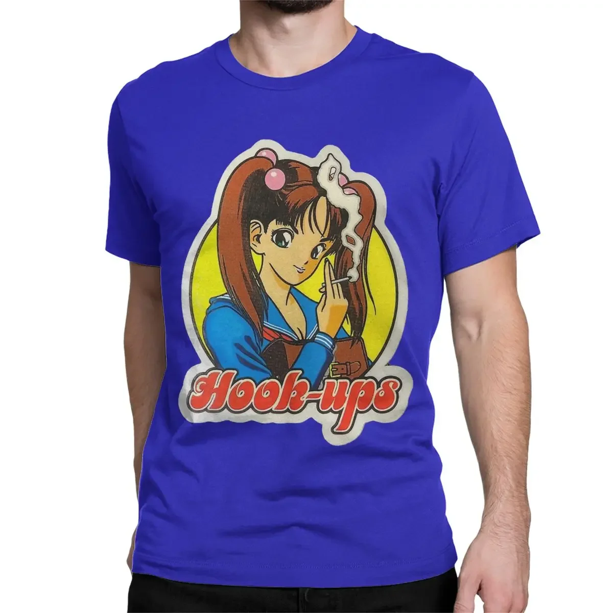 Hook Ups Tee Shirt Short Sleeve Clothing 4XL 5XL La Dream Girl HookUps Smoke T Shirt for Men  men 100% Cotton Vintage T-Shirts