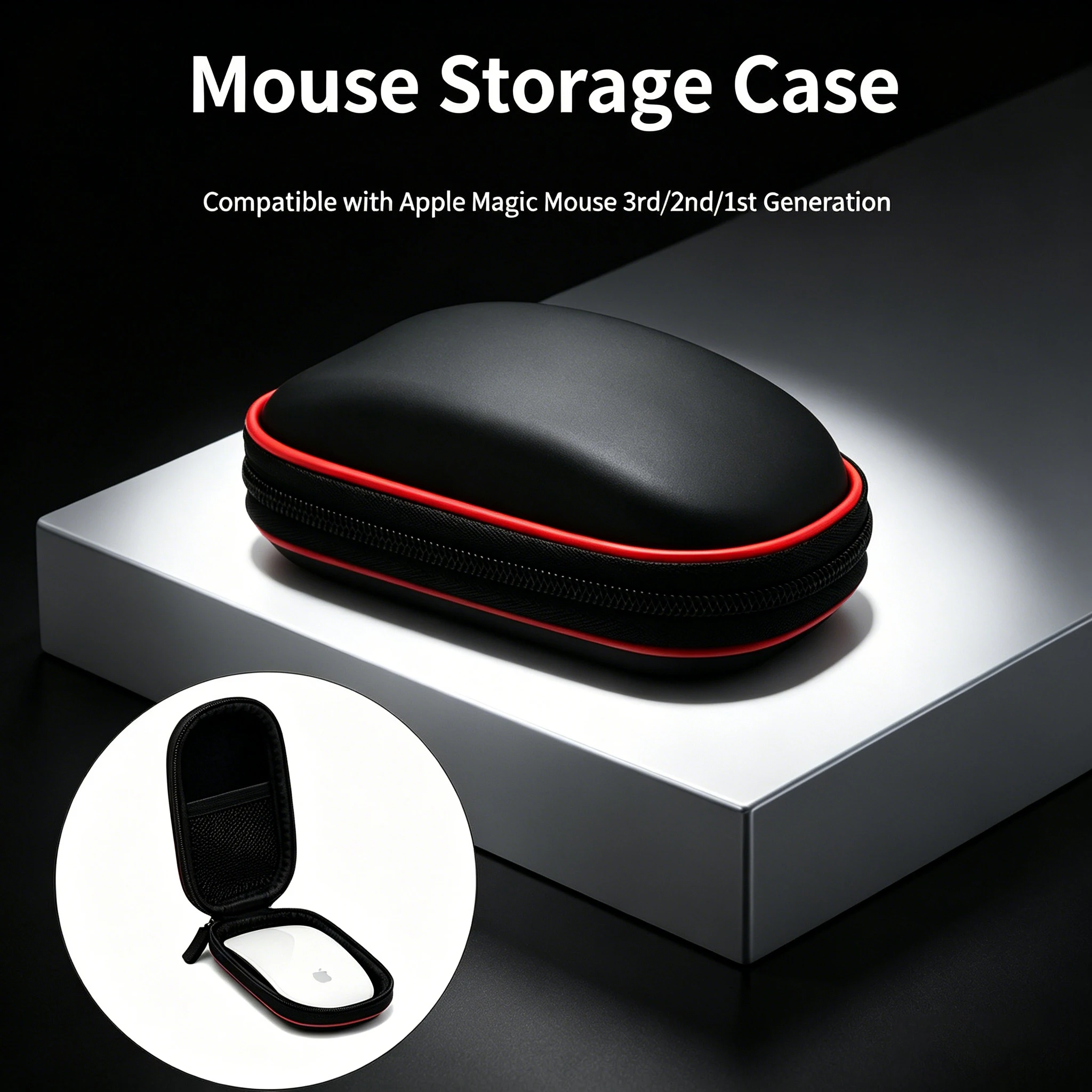 Suitable for Apple Mouse Storage Bag Magic Mouse 1/2/3 Generation Bluetooth Wireless Portable Storage Box