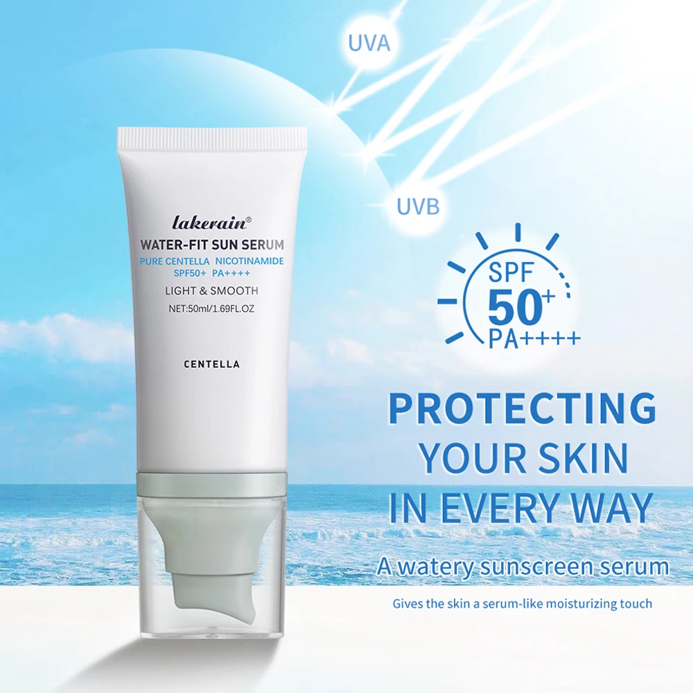 SPF50 Facial Centella Sunscreen Protector Solar Sunblock Skin Whitening Cream Korean Moisturizing Protector New Care Body