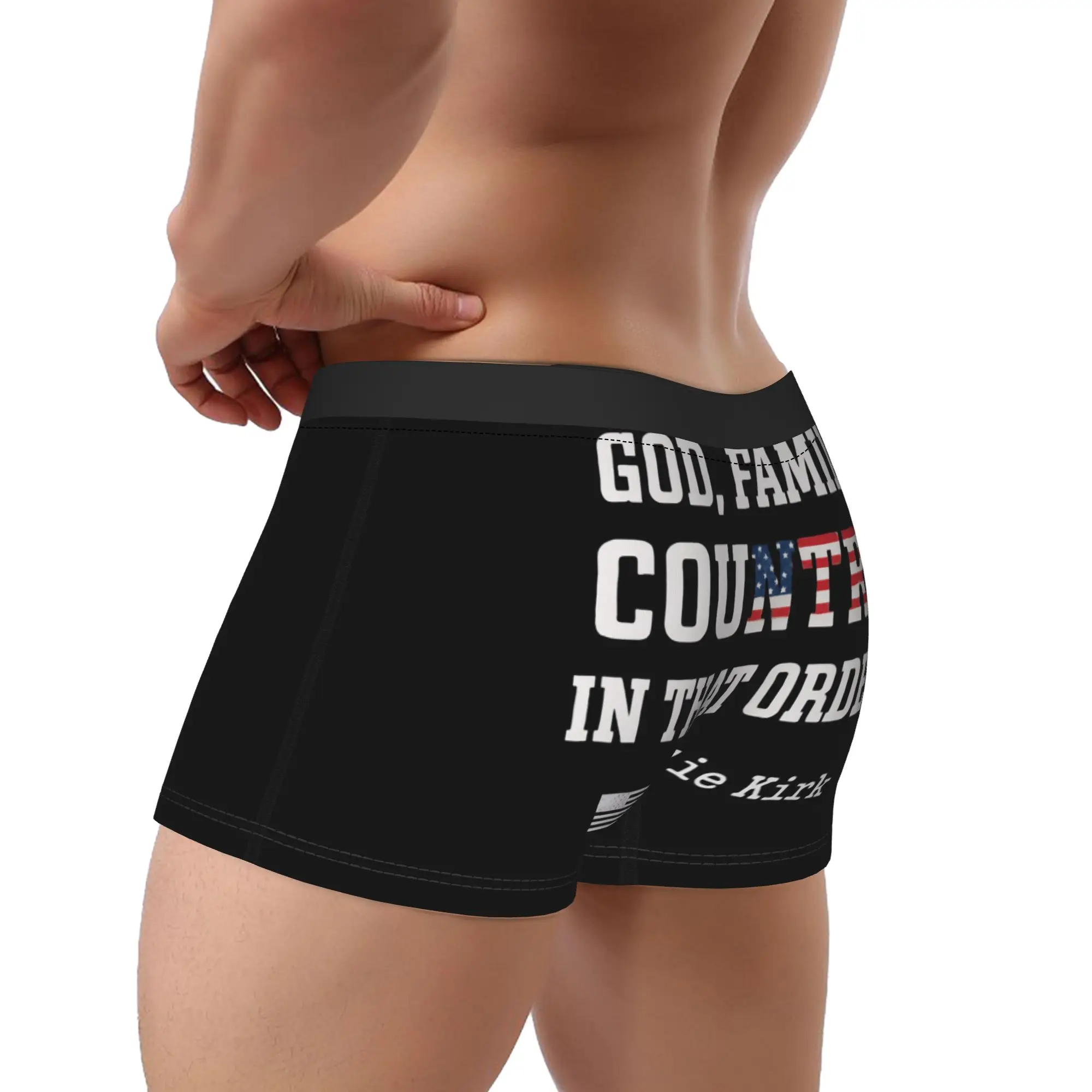 تشارلي كيرك الملابس الداخلية الطباعة الملاكم السراويل Trenky رجل سراويل لينة الاتجاه الملاكم موجز هدية عيد ميلاد