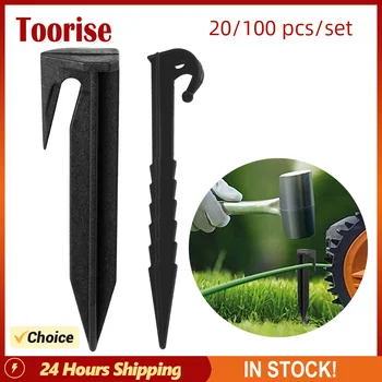 חוט הגבול מפלסטיק דשא peg staples נוף סיכות עבור מכסחת רובומו husqvarna אוטומאר לוולקס חוטי מחמד גדר גינה